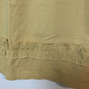 Movint Ruffle Hem Skirt A-Line Midi Elastic Waist Casual Cute Womens SizeM (280)